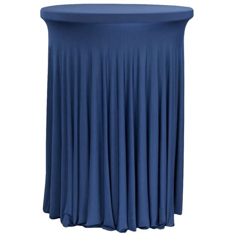 Wavy Spandex Cocktail Table Cover